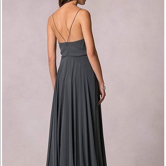 Mint floor length bridesmaid dress - Picture 6 of 6